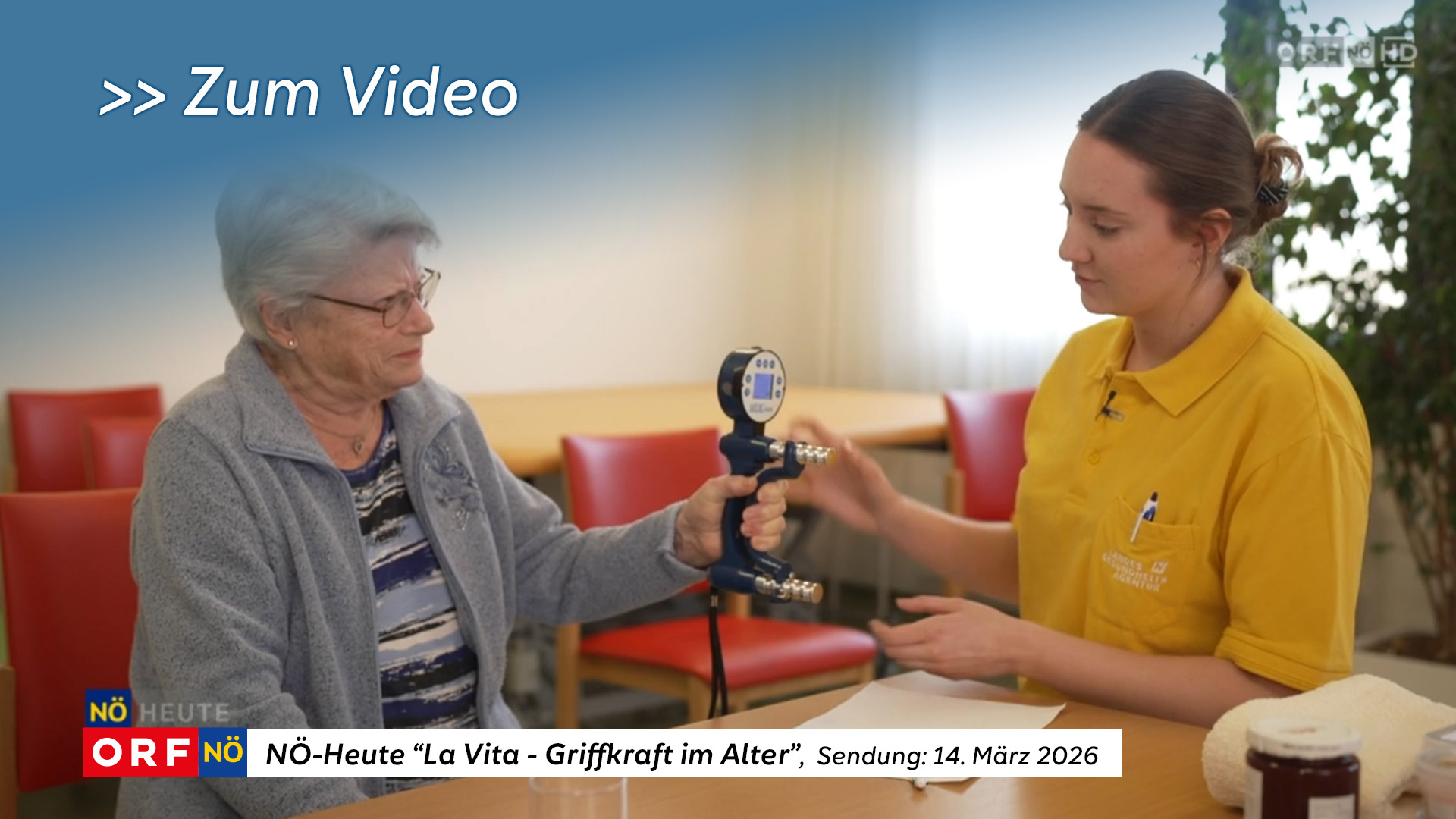 Beim Griffkraft-Training